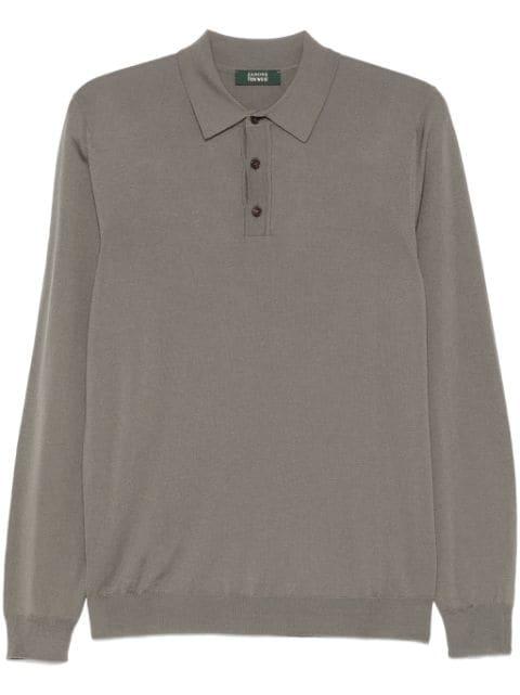 knitted polo shirt by ZANONE