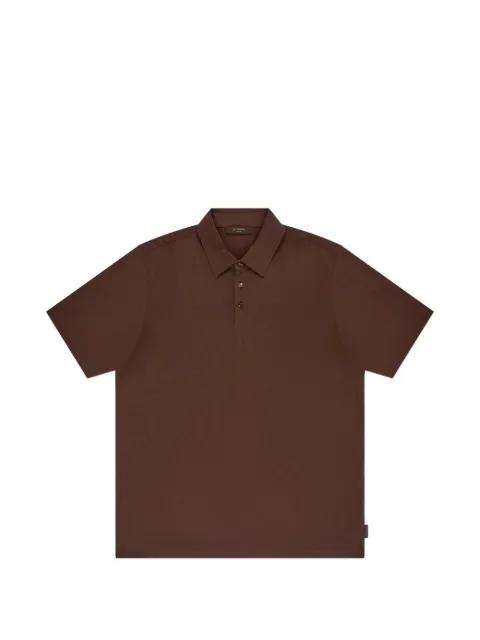 logo-patch polo shirt by ZANONE