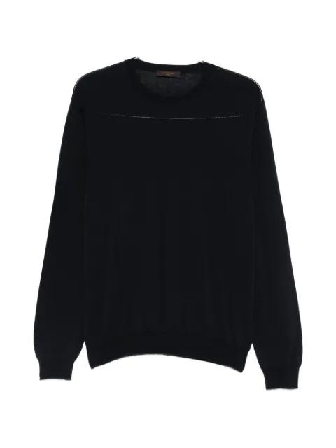 long-sleeve crew neck T-shirt by ZANONE