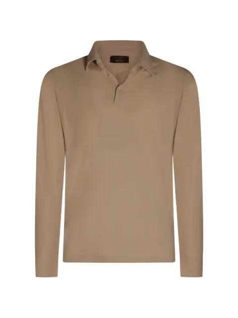 long-sleeve polo shirt by ZANONE