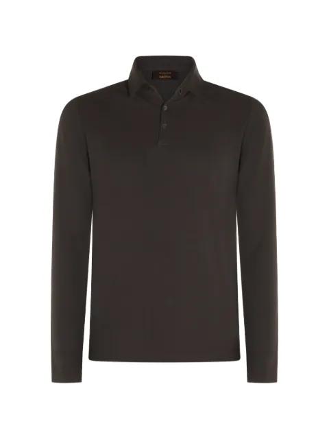 long-sleeve polo shirt by ZANONE