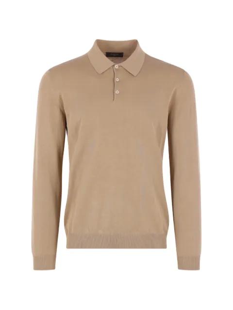 long-sleeve polo sweater by ZANONE