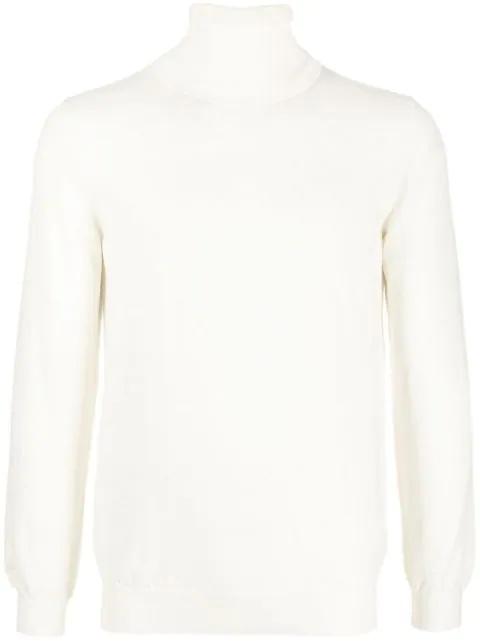 long-sleeve roll neck jumper by ZANONE