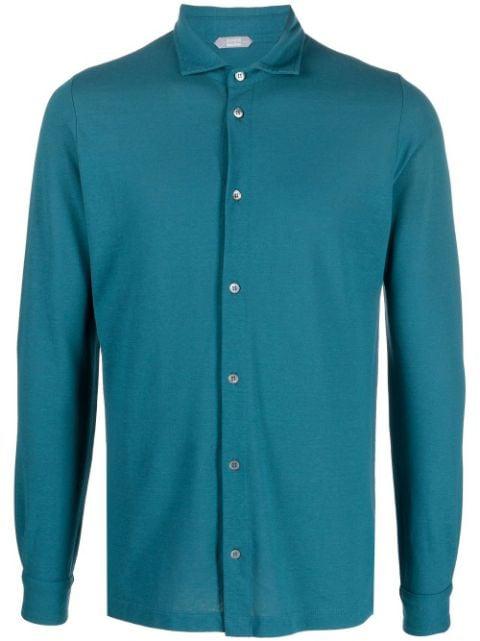longsleeved organic cotton shirt by ZANONE