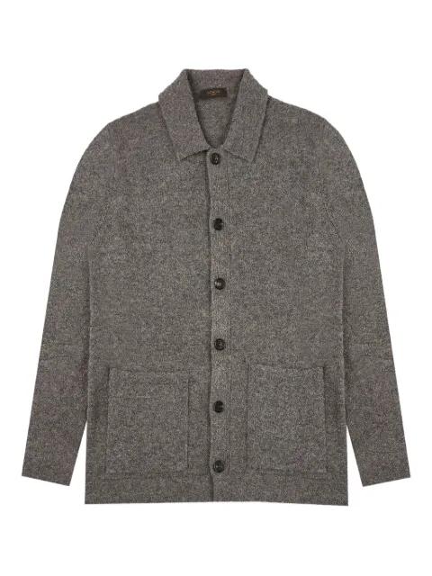 patch-pocket cardigan by ZANONE