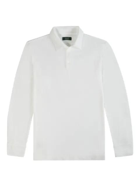 pique cotton polo shirt by ZANONE