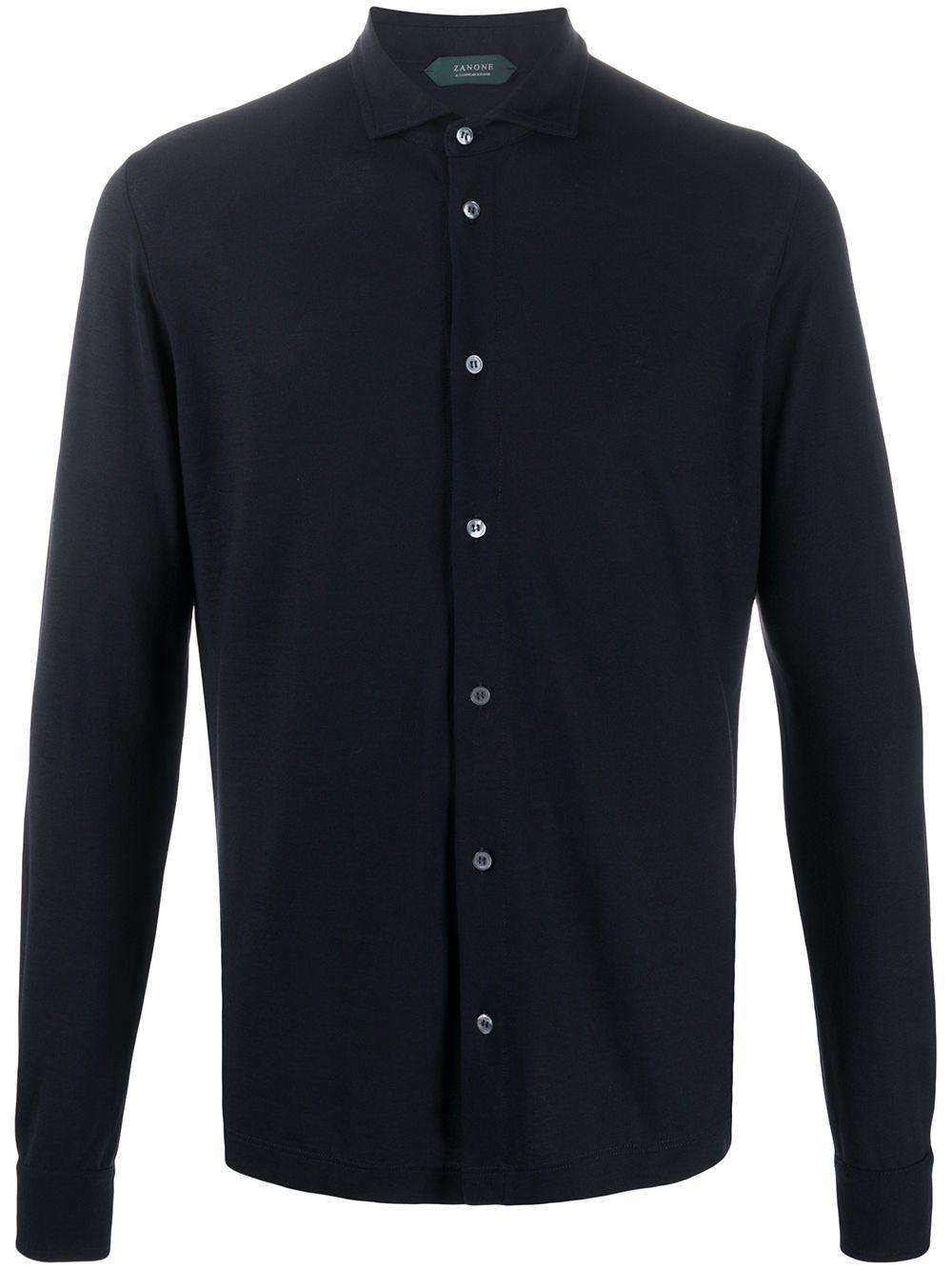 regular-fit cotton shirt by ZANONE