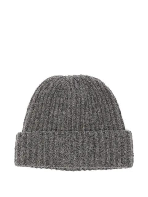 ribbed-knit beanie hat by ZANONE