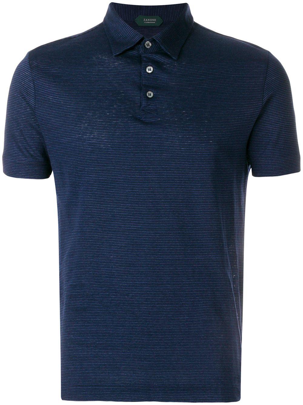 striped polo shirt by ZANONE