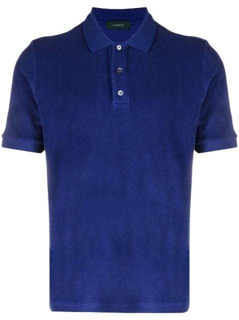 terry-cloth effect polo shirt by ZANONE