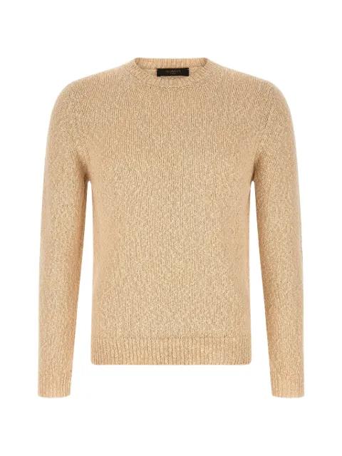 two-tone crew-neck sweater by ZANONE