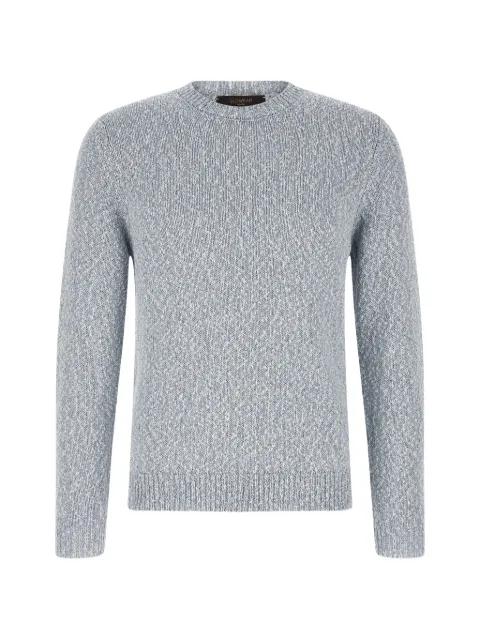 two-tone knitted sweater by ZANONE