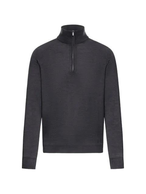 zip roll neck sweater by ZANONE