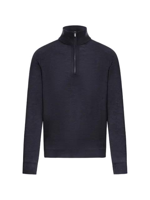 zip slim sweater by ZANONE
