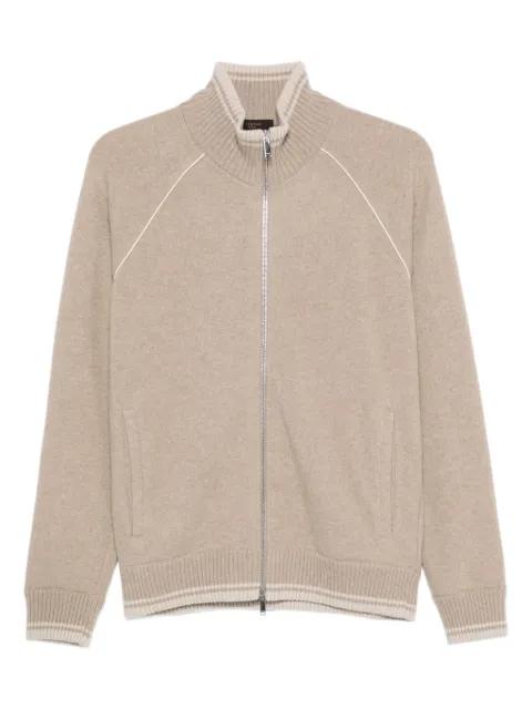 zip-up cardigan by ZANONE