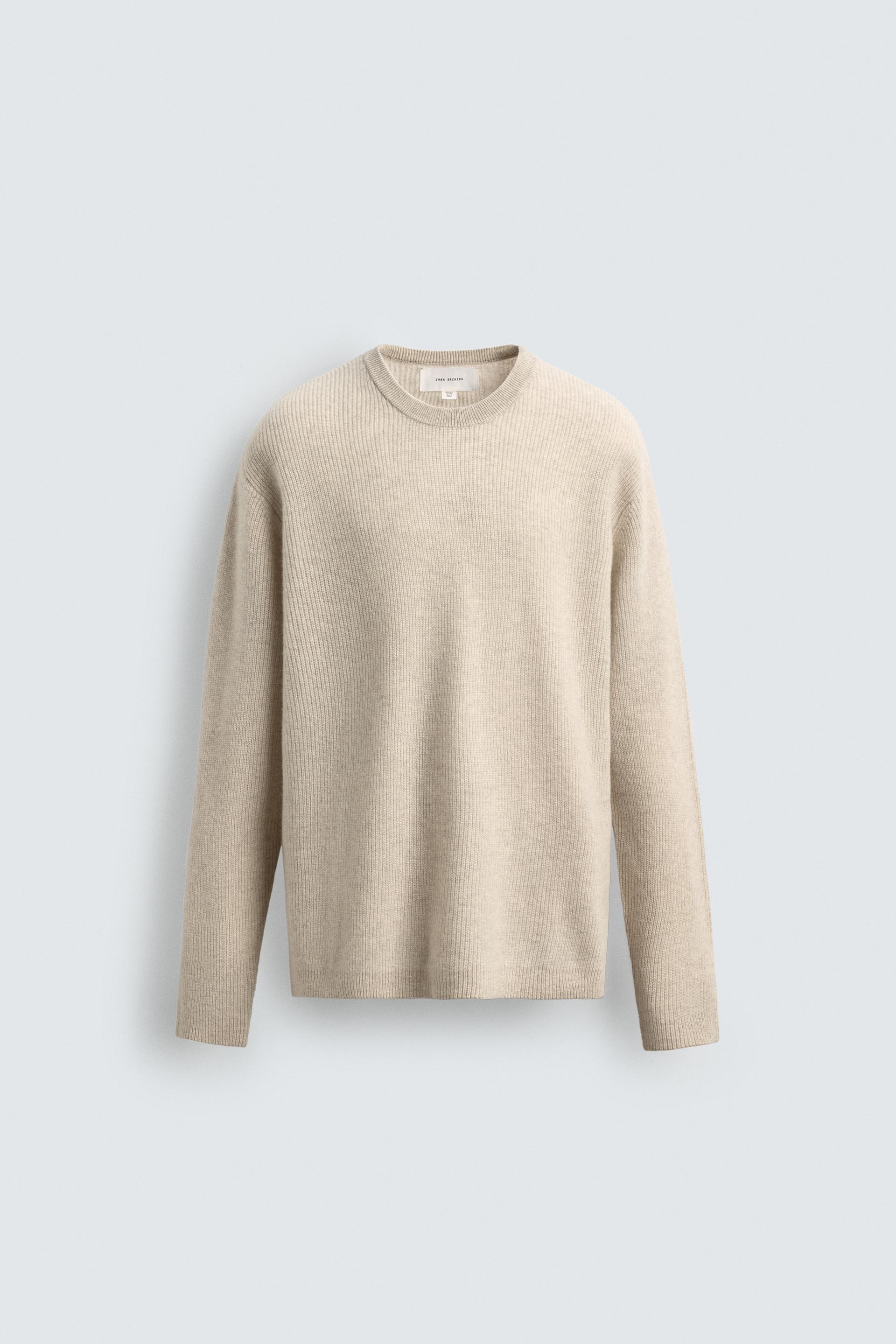 100% CASHMERE RIBBED JUMPER ORIGINS by ZARA