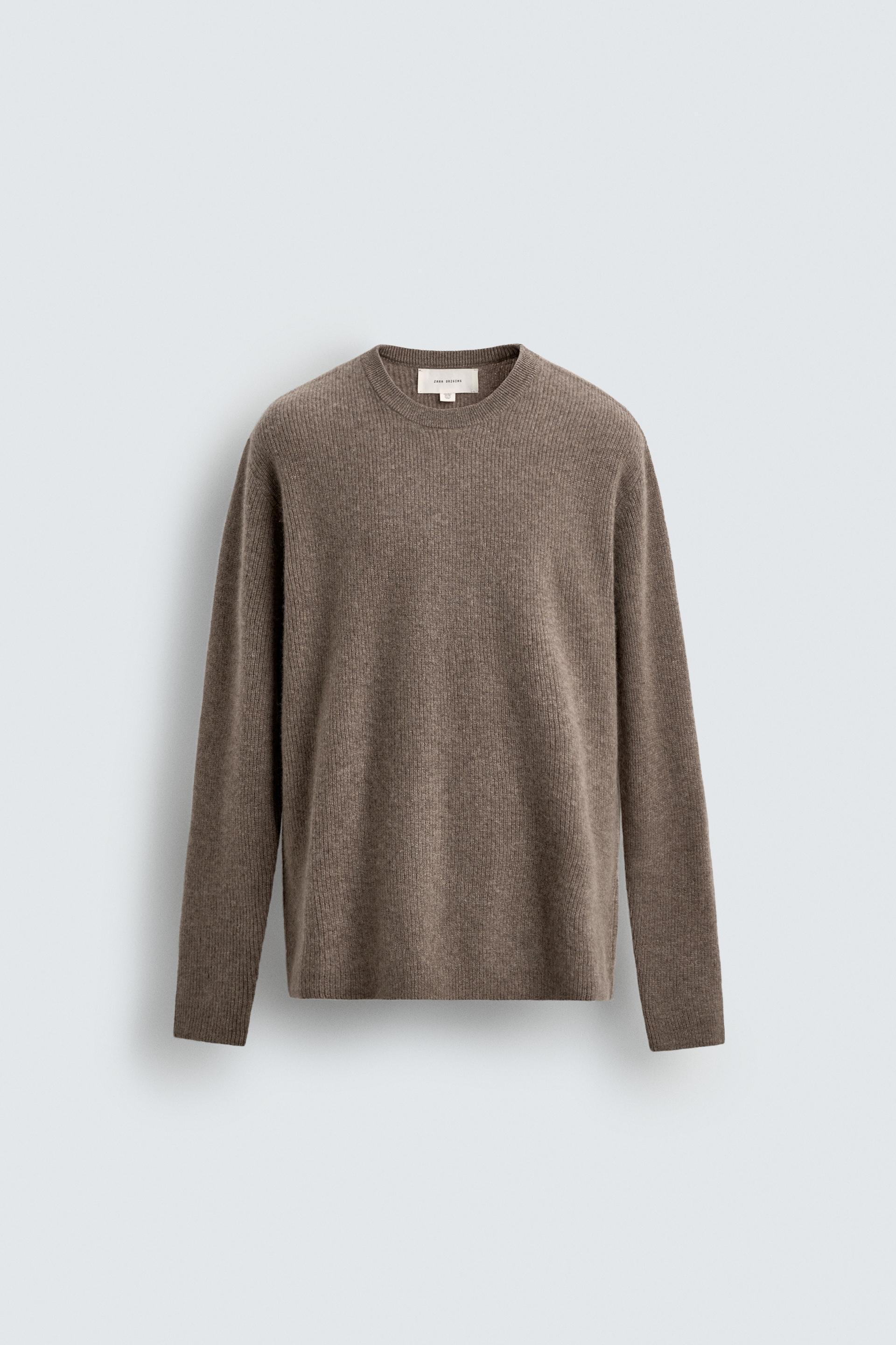 100% CASHMERE RIBBED JUMPER ORIGINS by ZARA