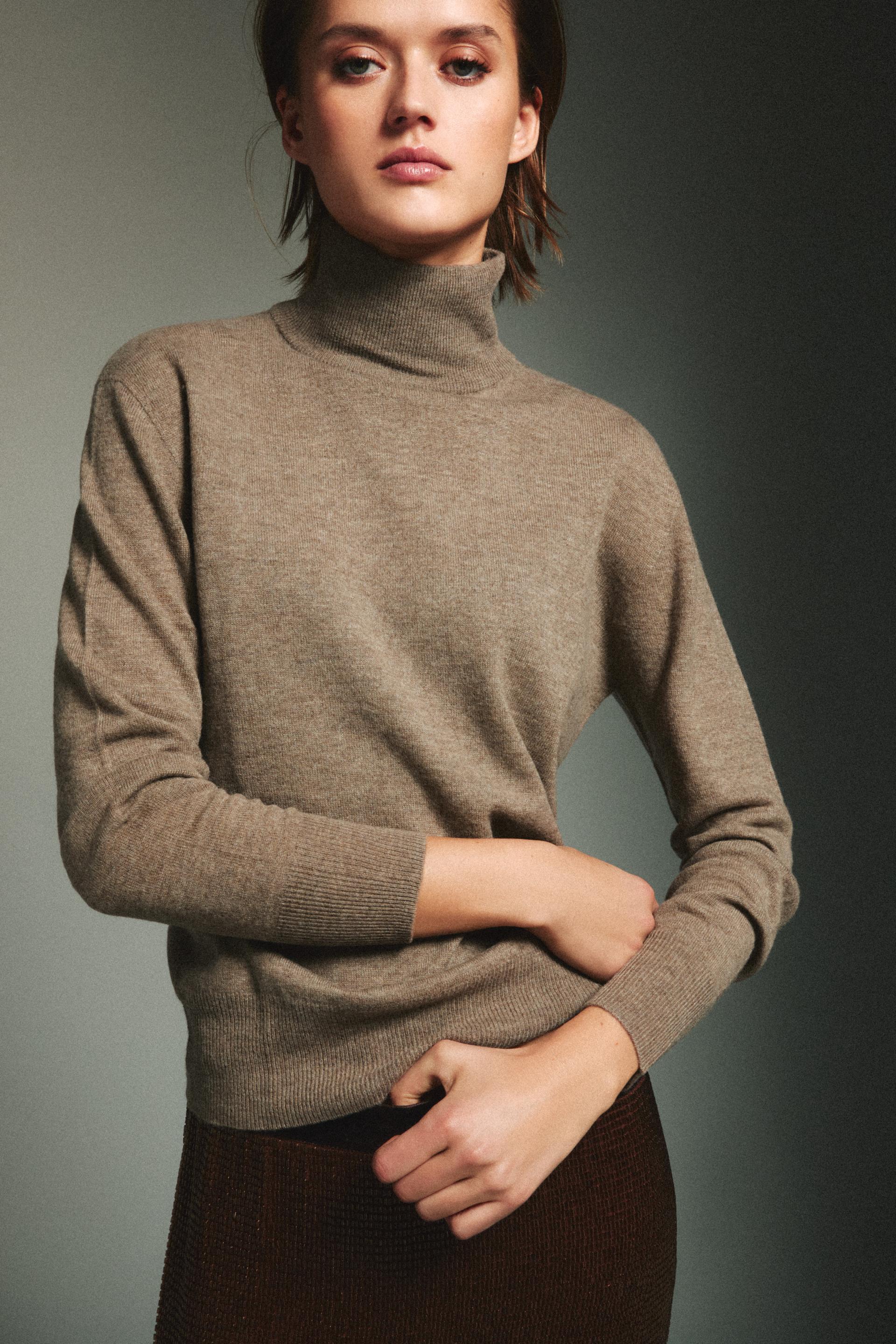 100% EXTRA SOFT WOOL JUMPER by ZARA