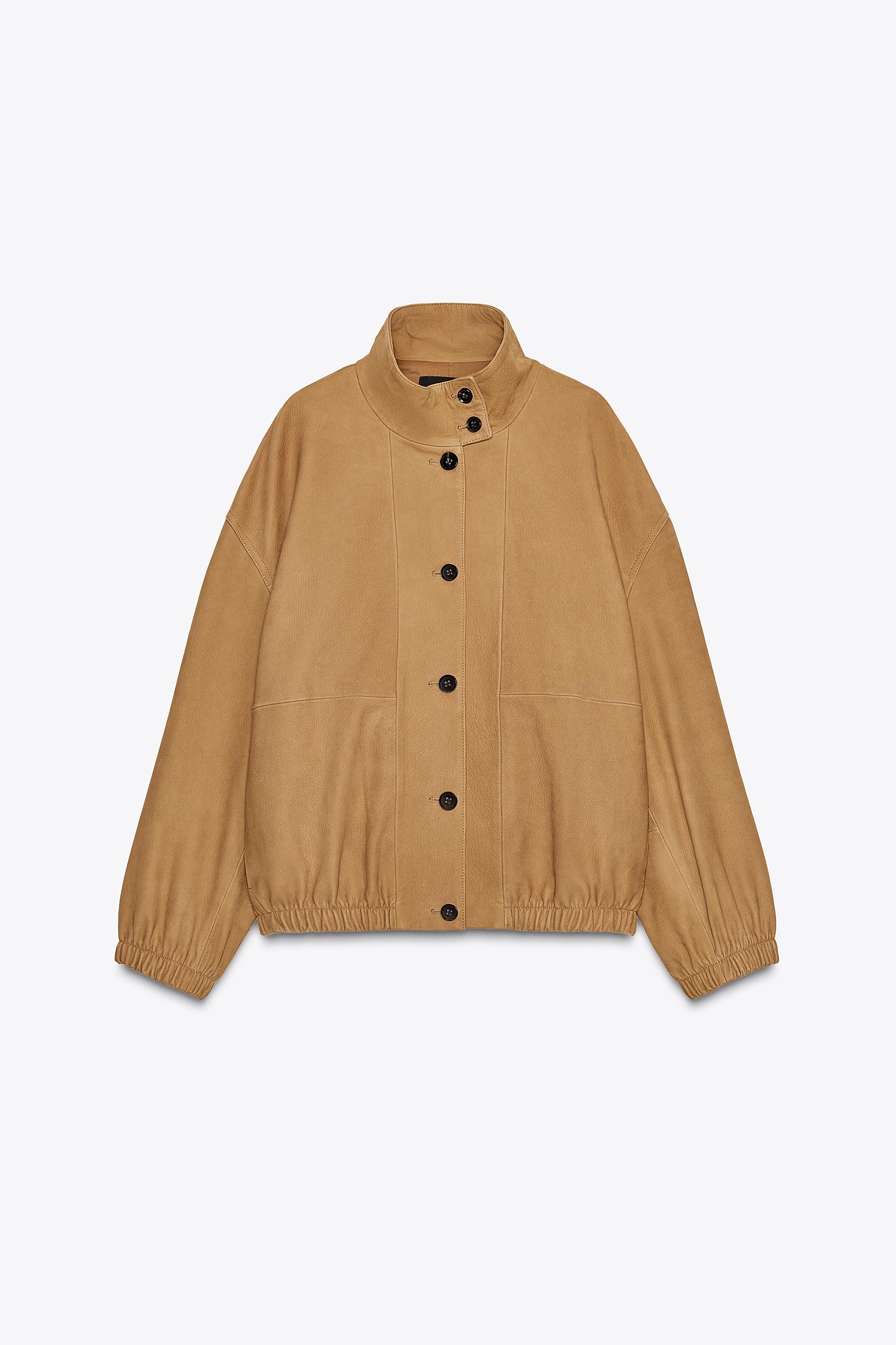 100% LEATHER BOMBER JACKET ZW COLLECTION LIMITED EDITION by ZARA 100% LEATHER BOMBER JACKET ZW COLLECTION LIMITED EDITION by ZARA