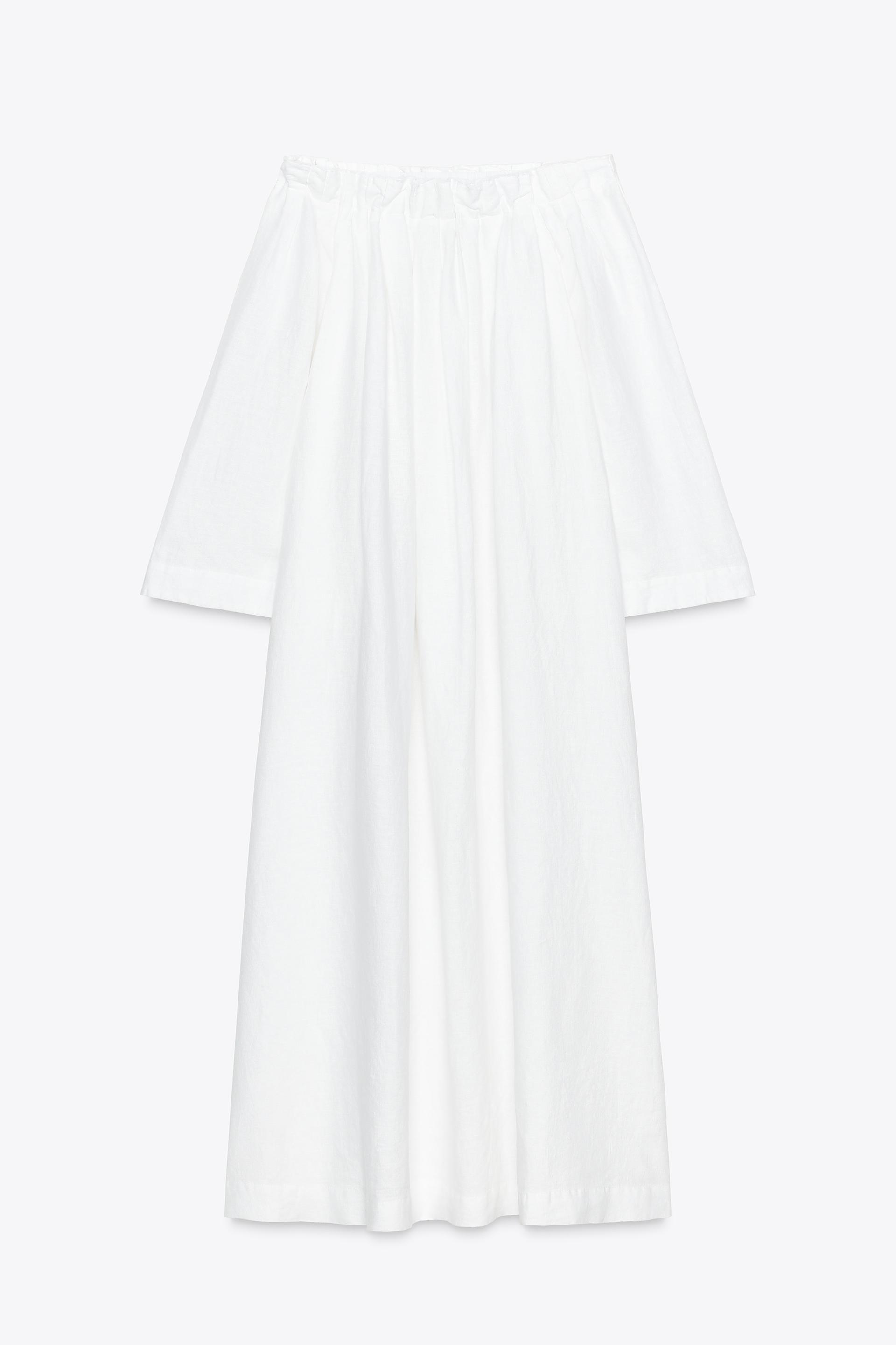 100% LINEN DRESS ZW COLLECTION by ZARA