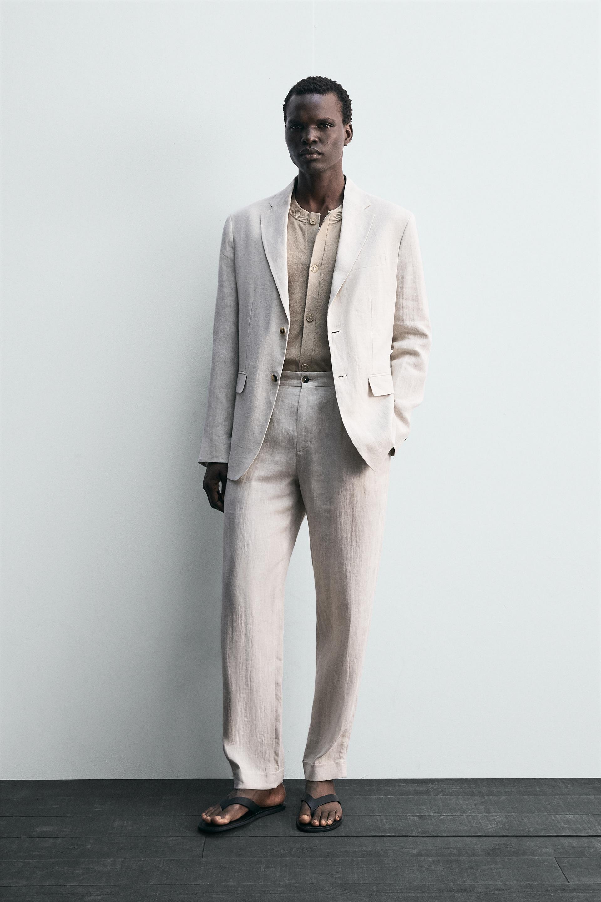 100% LINEN SUIT by ZARA