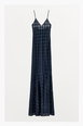 100% SILK DIAMOND JACQUARD DRESS by ZARA
