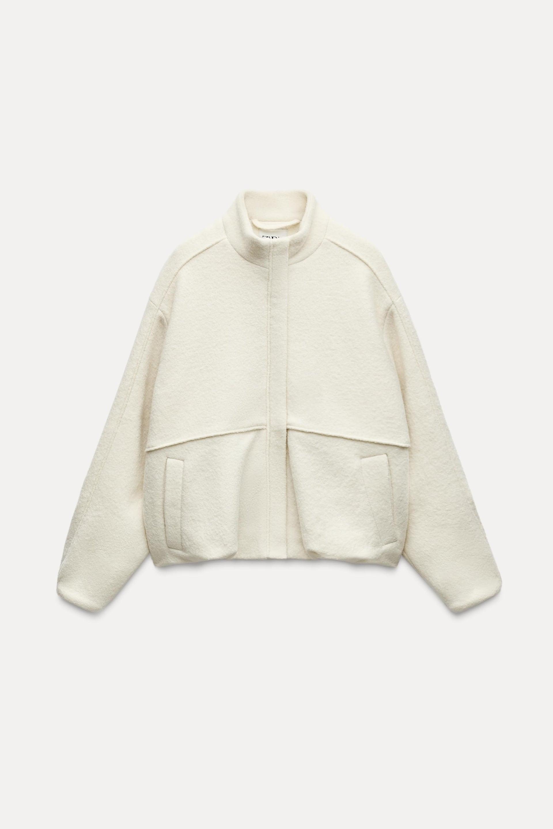 100% WOOL BOMBER JACKET ZW COLLECTION by ZARA