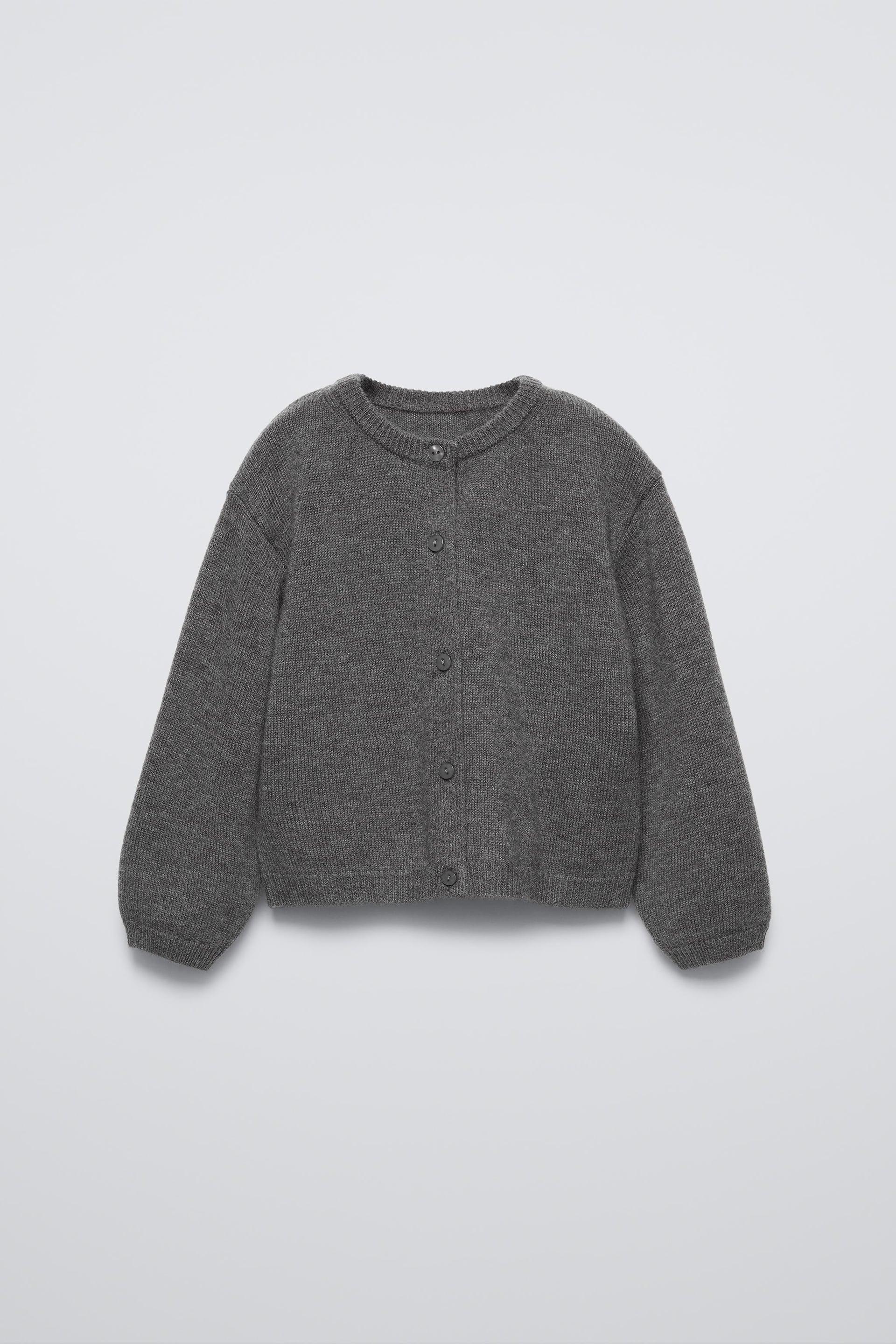 100% WOOL CARDIGAN by ZARA