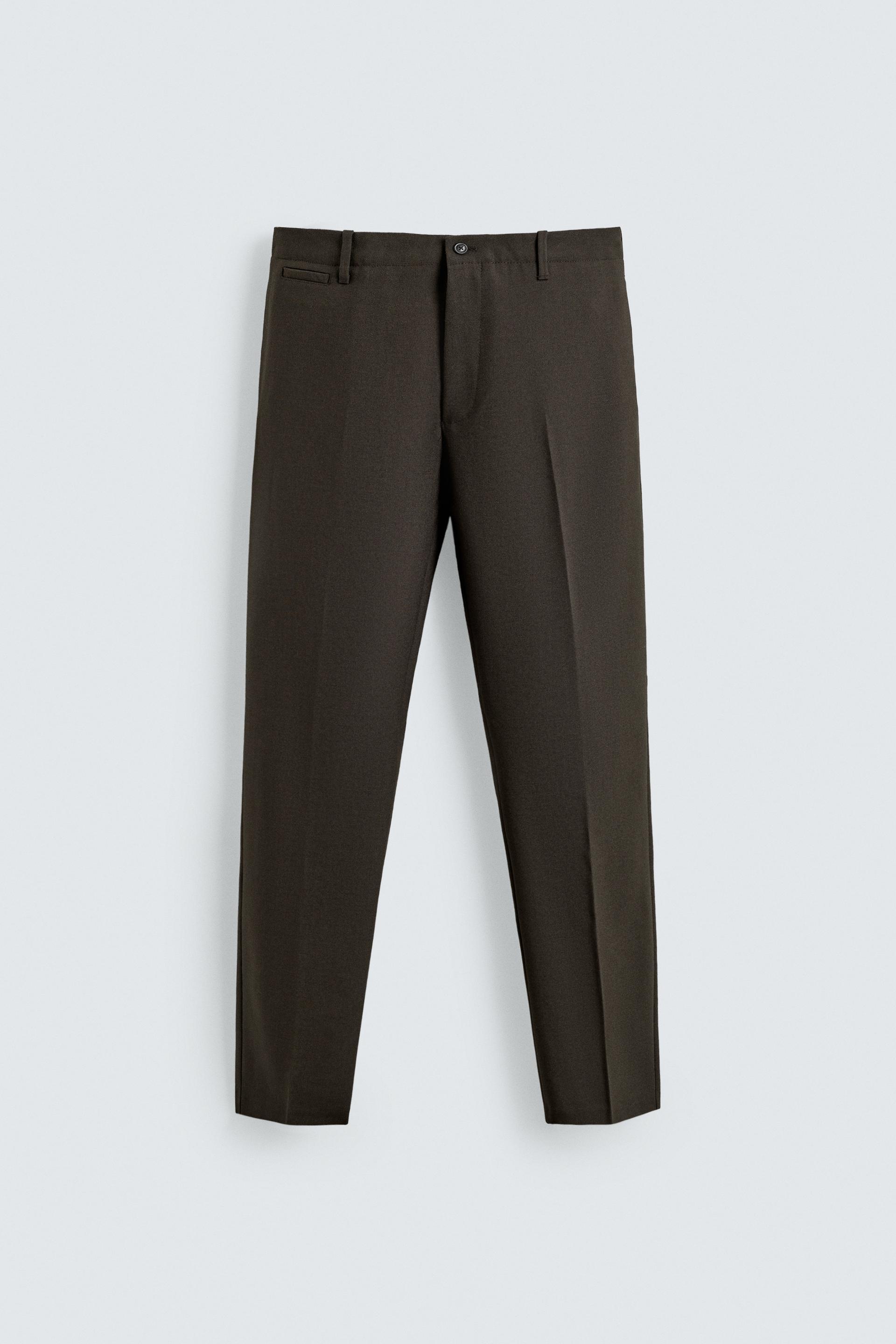 100% WOOL ORIGINS CHINO PANTS by ZARA
