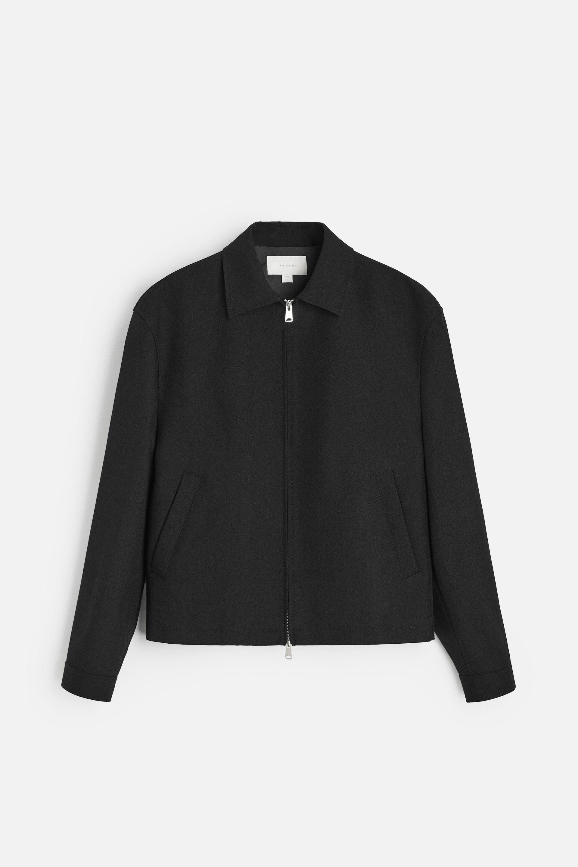 100% WOOL OVERSHIRT by ZARA