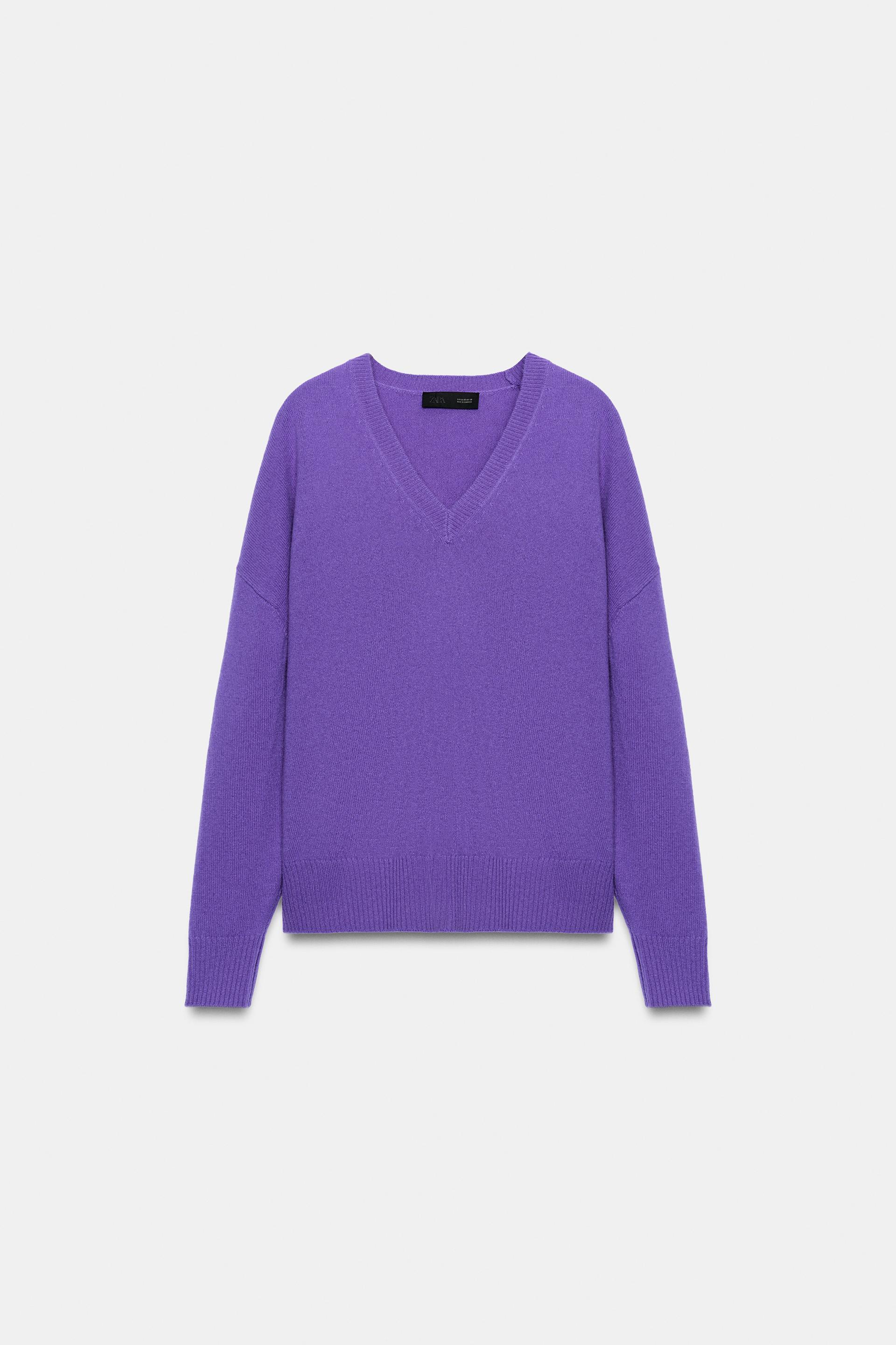 100% WOOL OVERSIZED JUMPER by ZARA