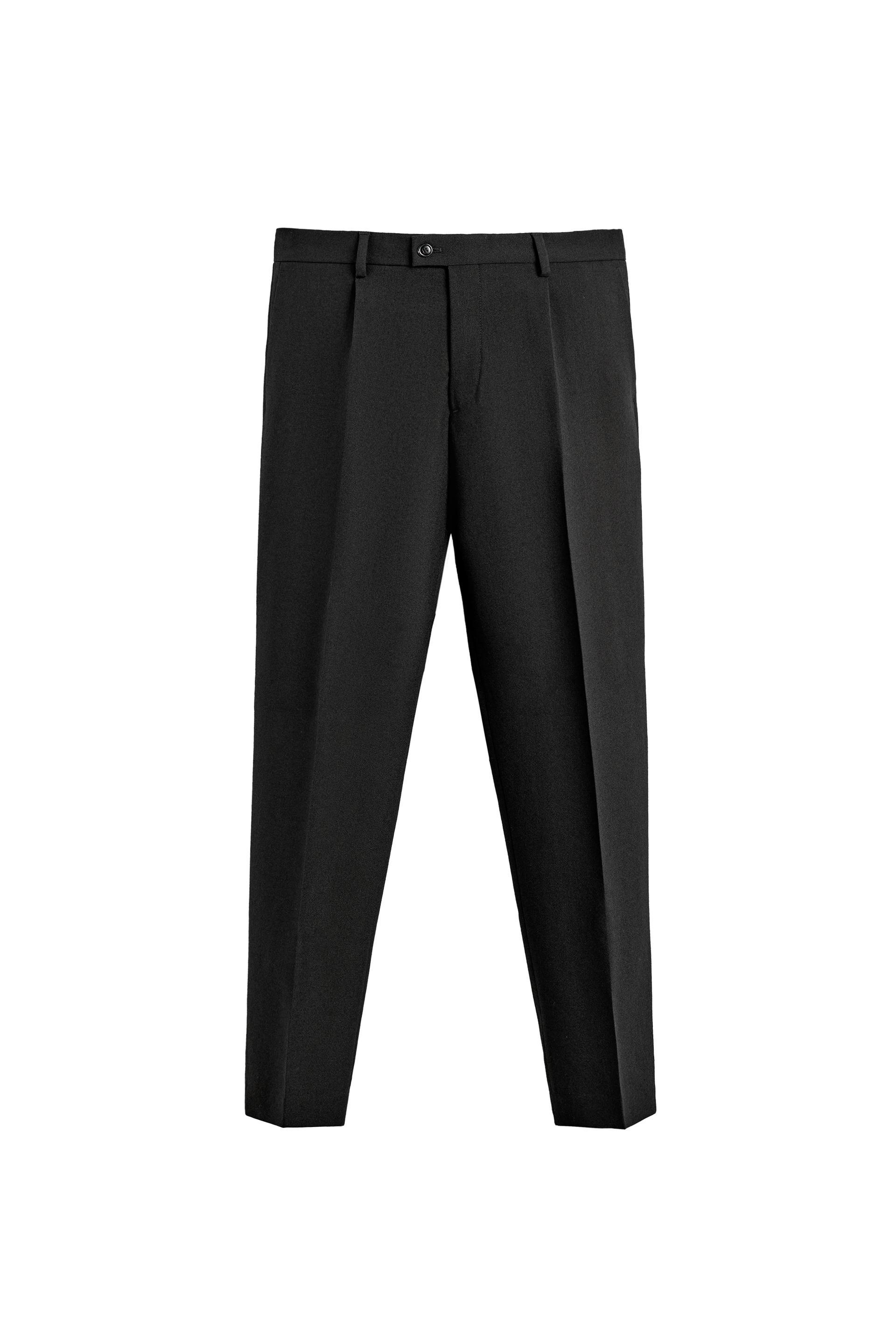 100% WOOL SUIT PANTS by ZARA