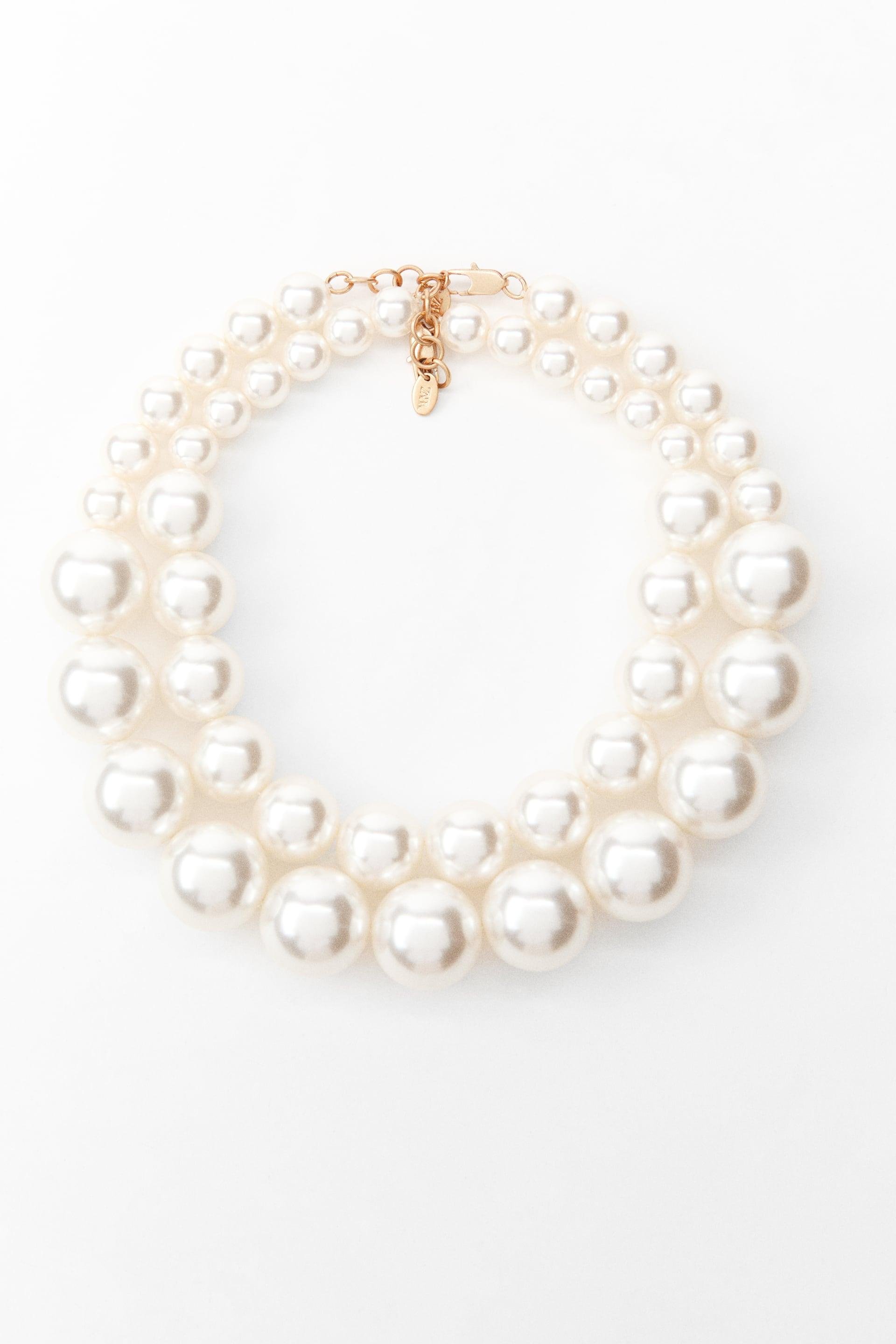 2-PACK OF PEARL NECKLACES by ZARA