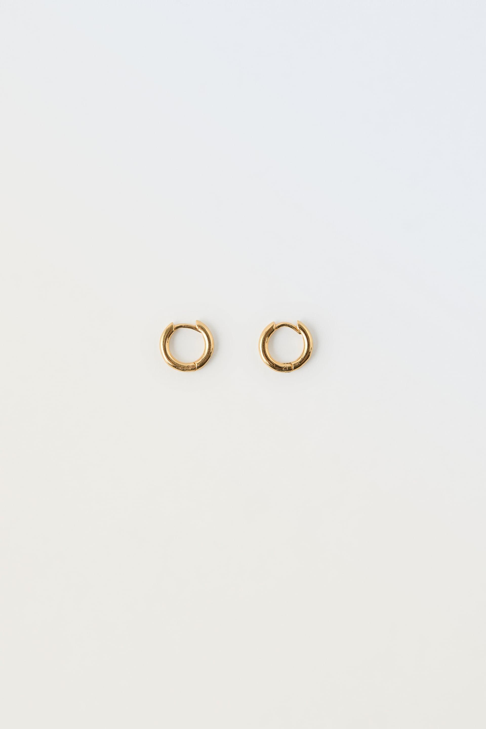 24 KT GOLD PLATED HOOP EARRINGS by ZARA