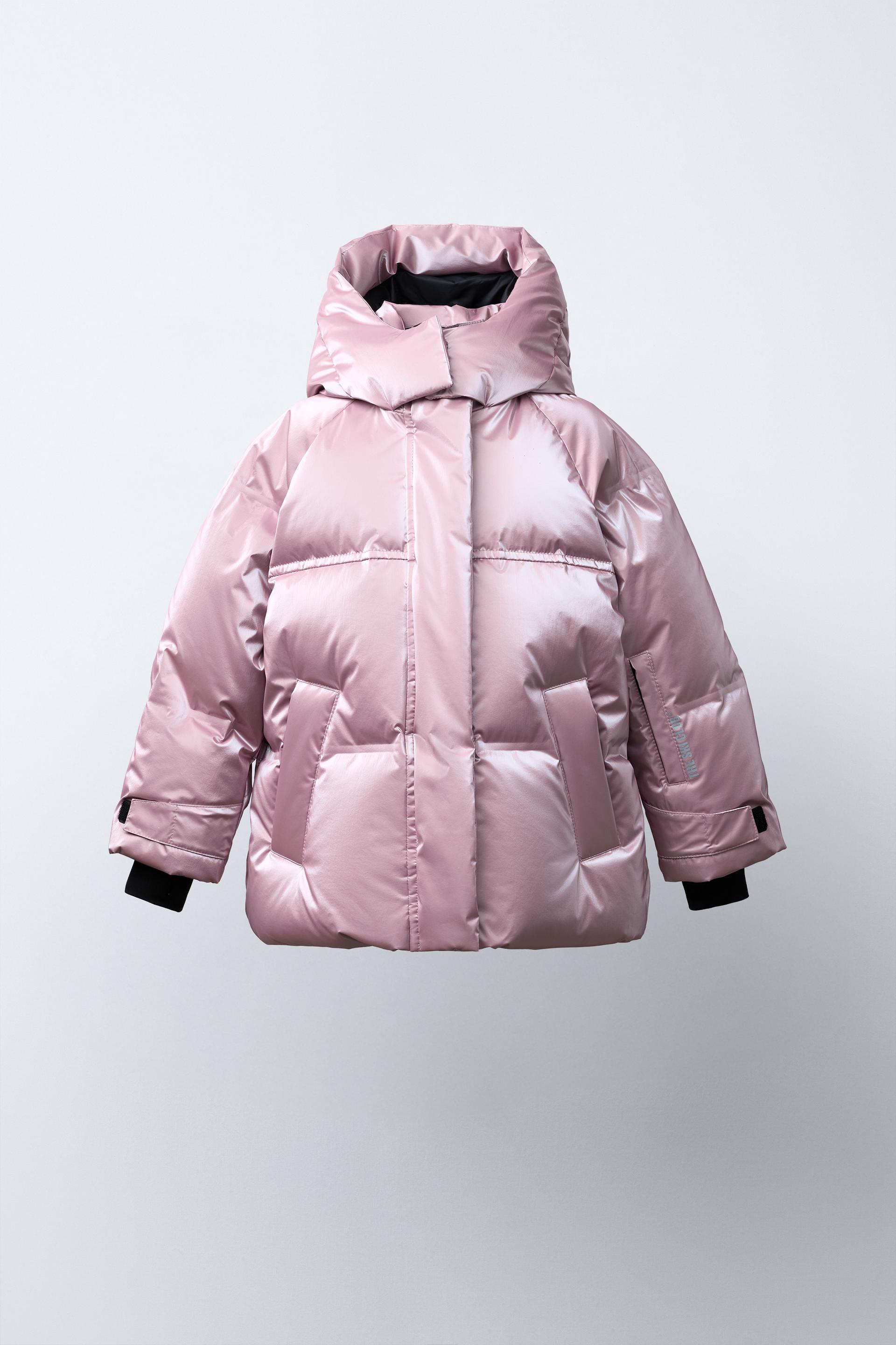 80% DOWN AND 20% FEATHER WATER RESISTANT AND WINDPROOF METALLIC RECCO® SYSTEM SKI COLLECTION DOWN JACKET by ZARA