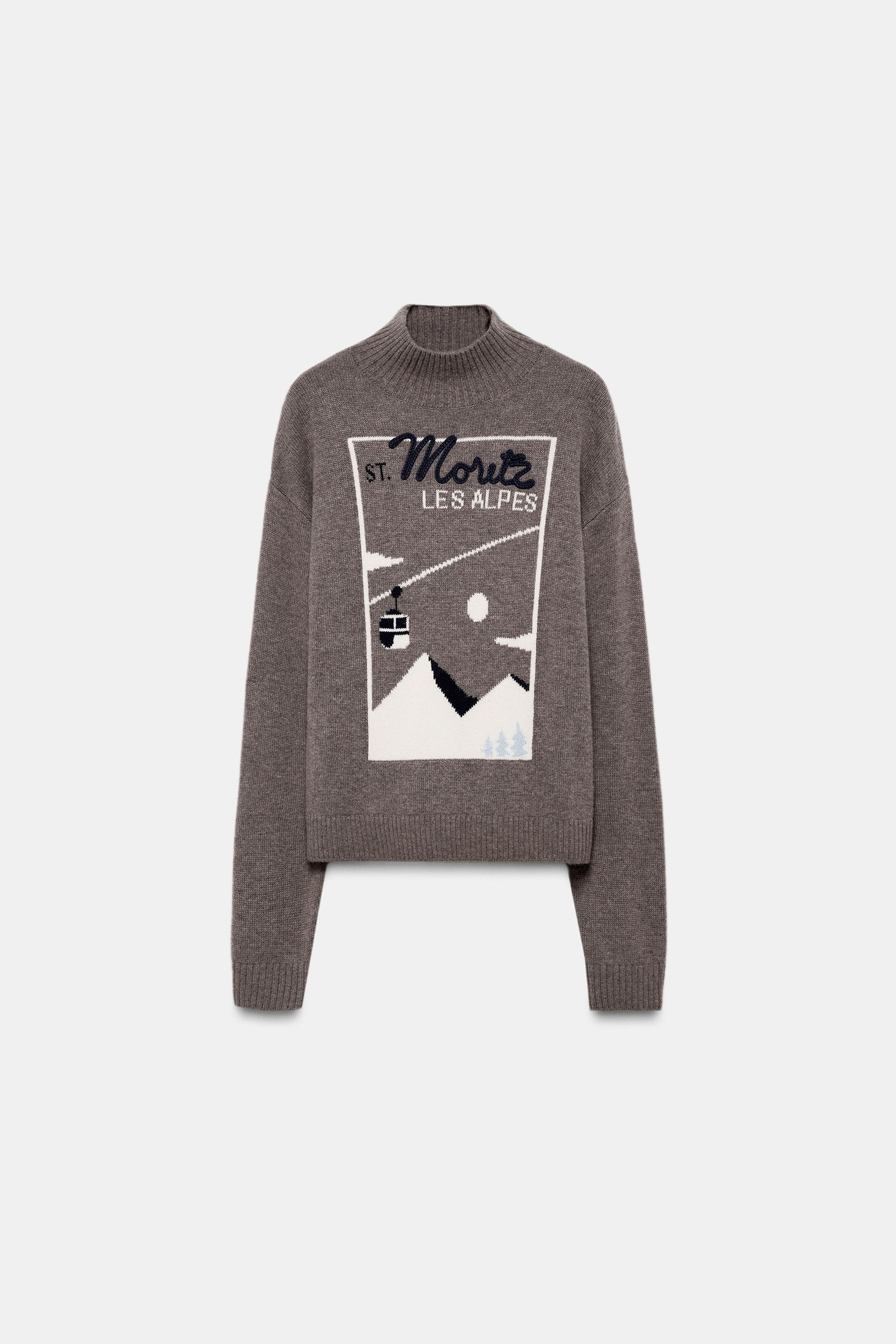 90% WOOL SKI COLLECTION JUMPER by ZARA