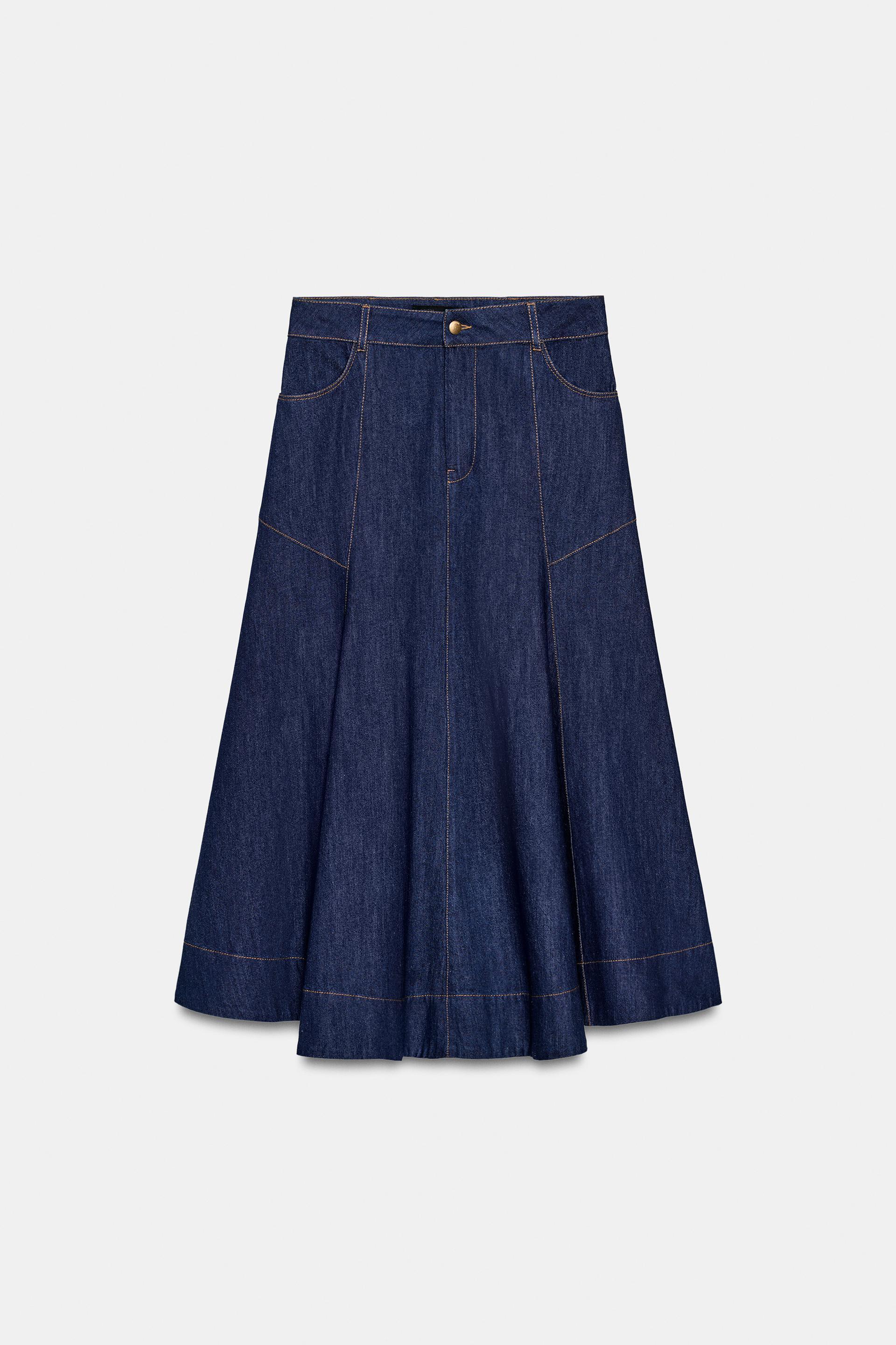 A-LINE MIDI SKIRT by ZARA