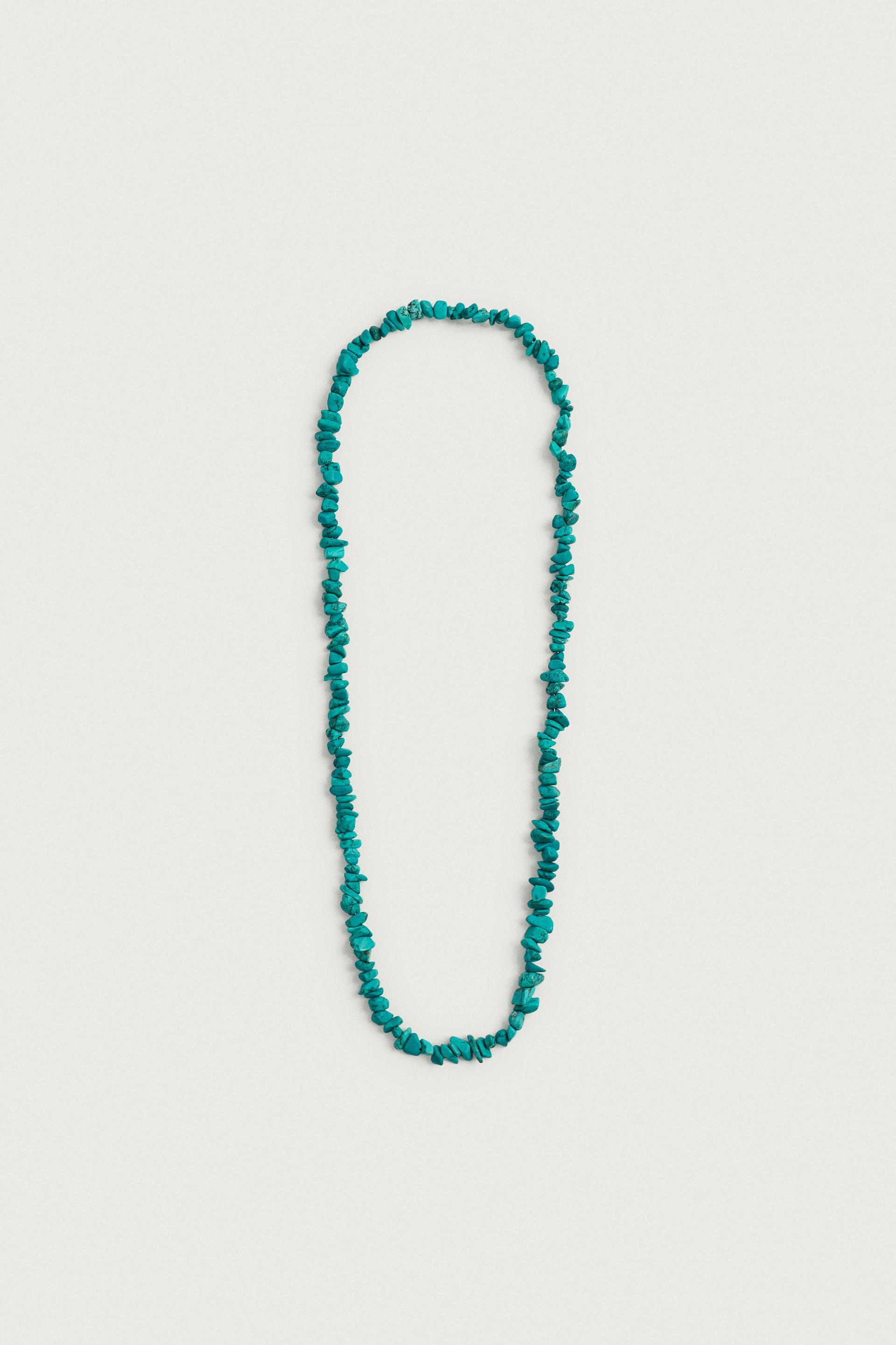AARON LEVINE X ZARA STONE BEAD NECKLACE by ZARA