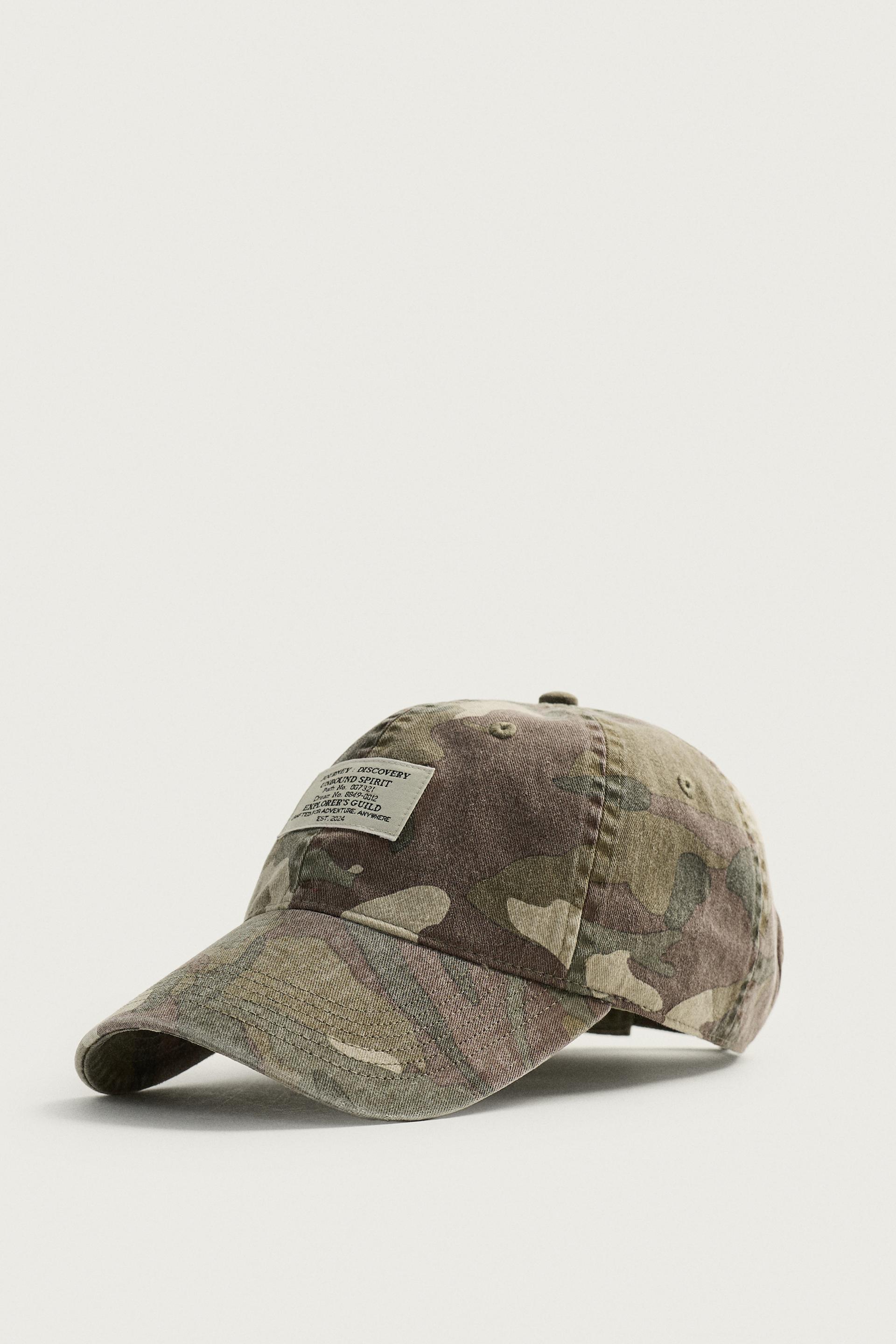 ABSTRACT PRINT PATCH CAP by ZARA