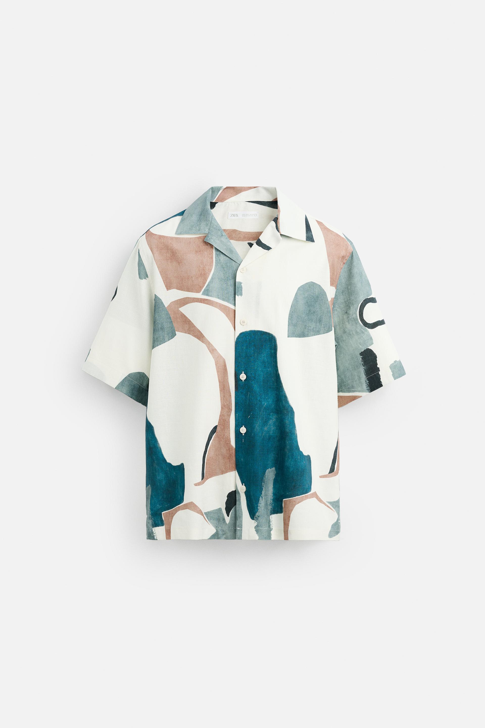 ABSTRACT PRINT SHIRT by ZARA