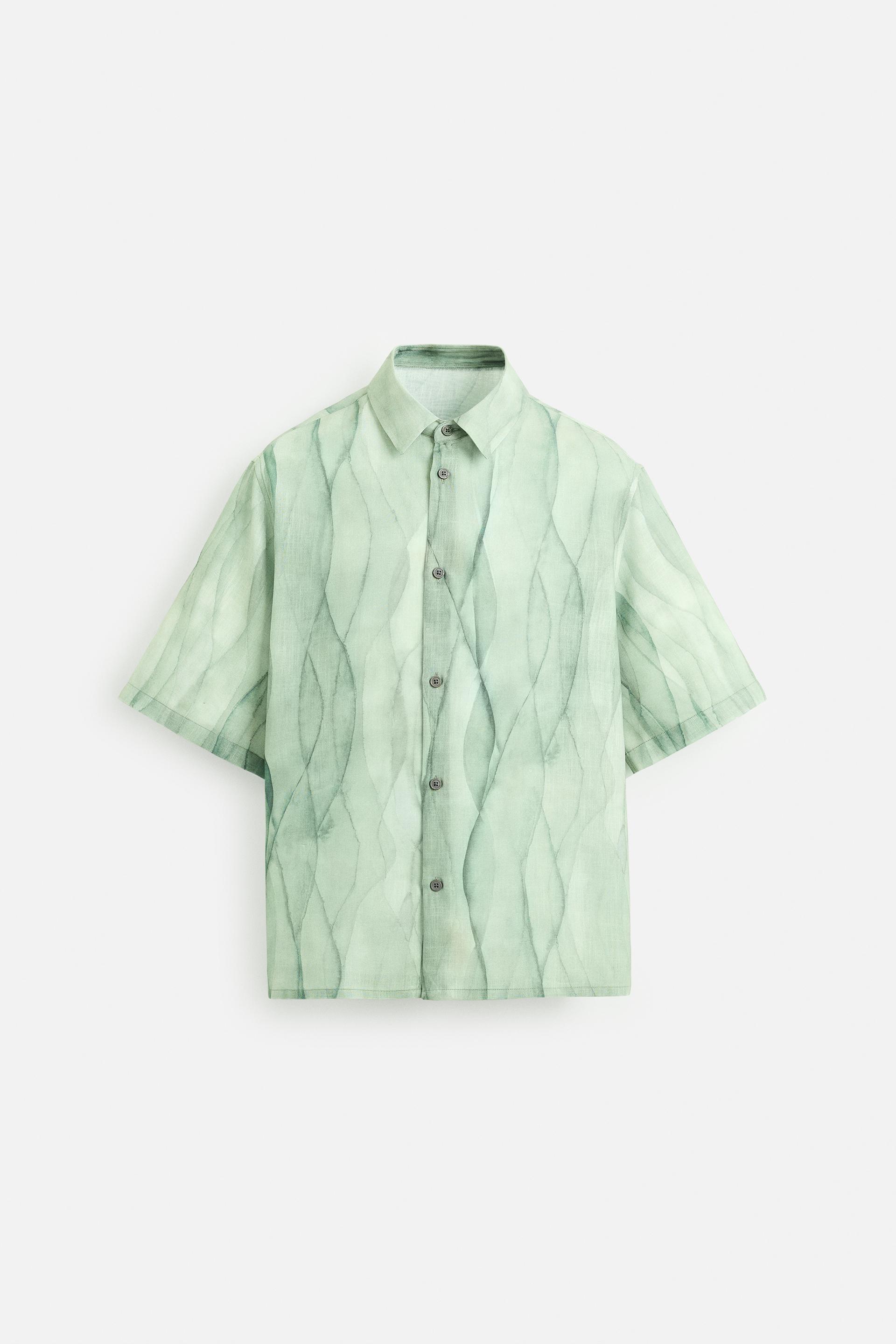 ABSTRACT PRINT SHIRT by ZARA