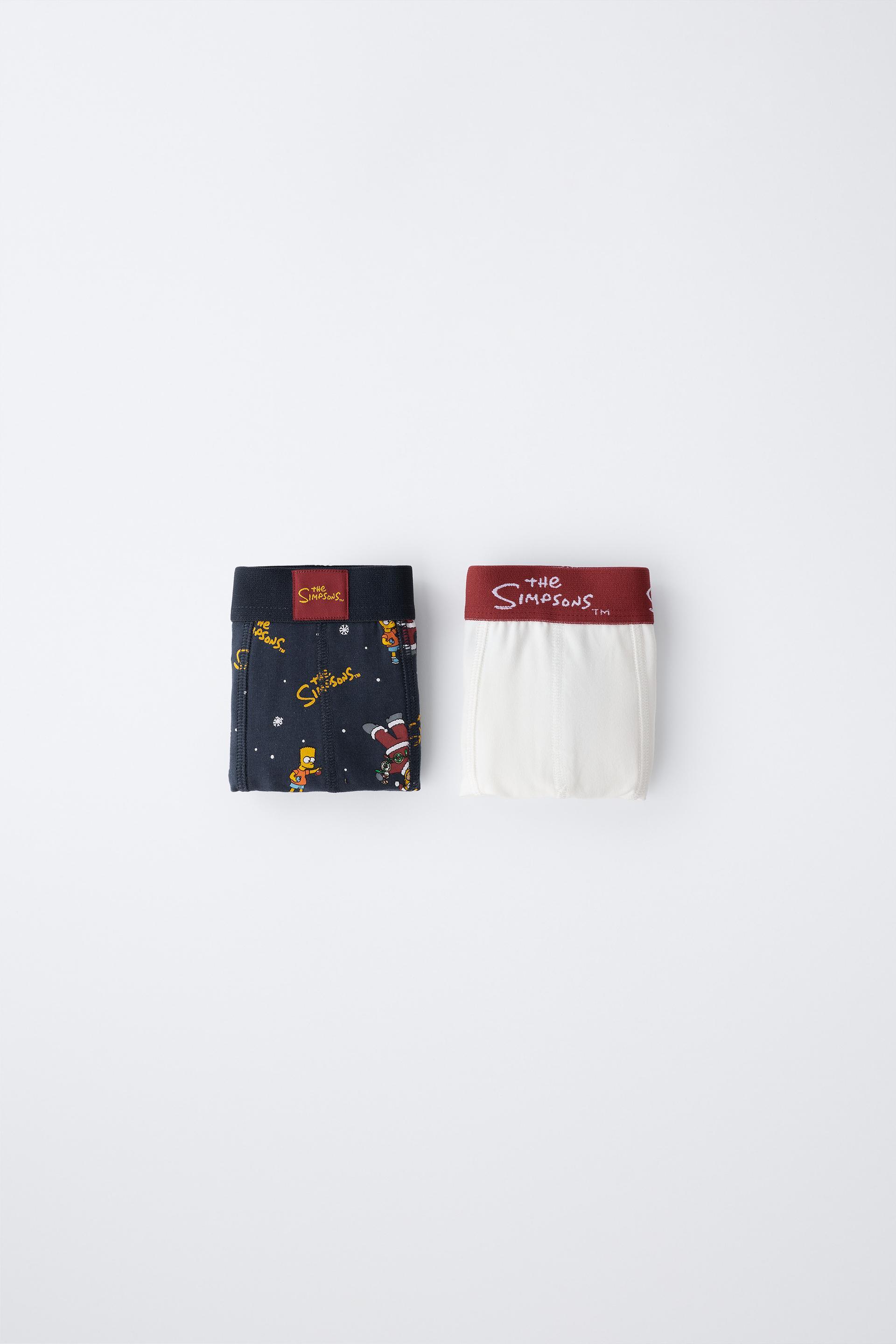 AGES 6-14 / TWO-PACK OF THE SIMPSONS ™ MATT GROENING BOXERS by ZARA AGES 6-14 / TWO-PACK OF THE SIMPSONS ™ MATT GROENING BOXERS by ZARA