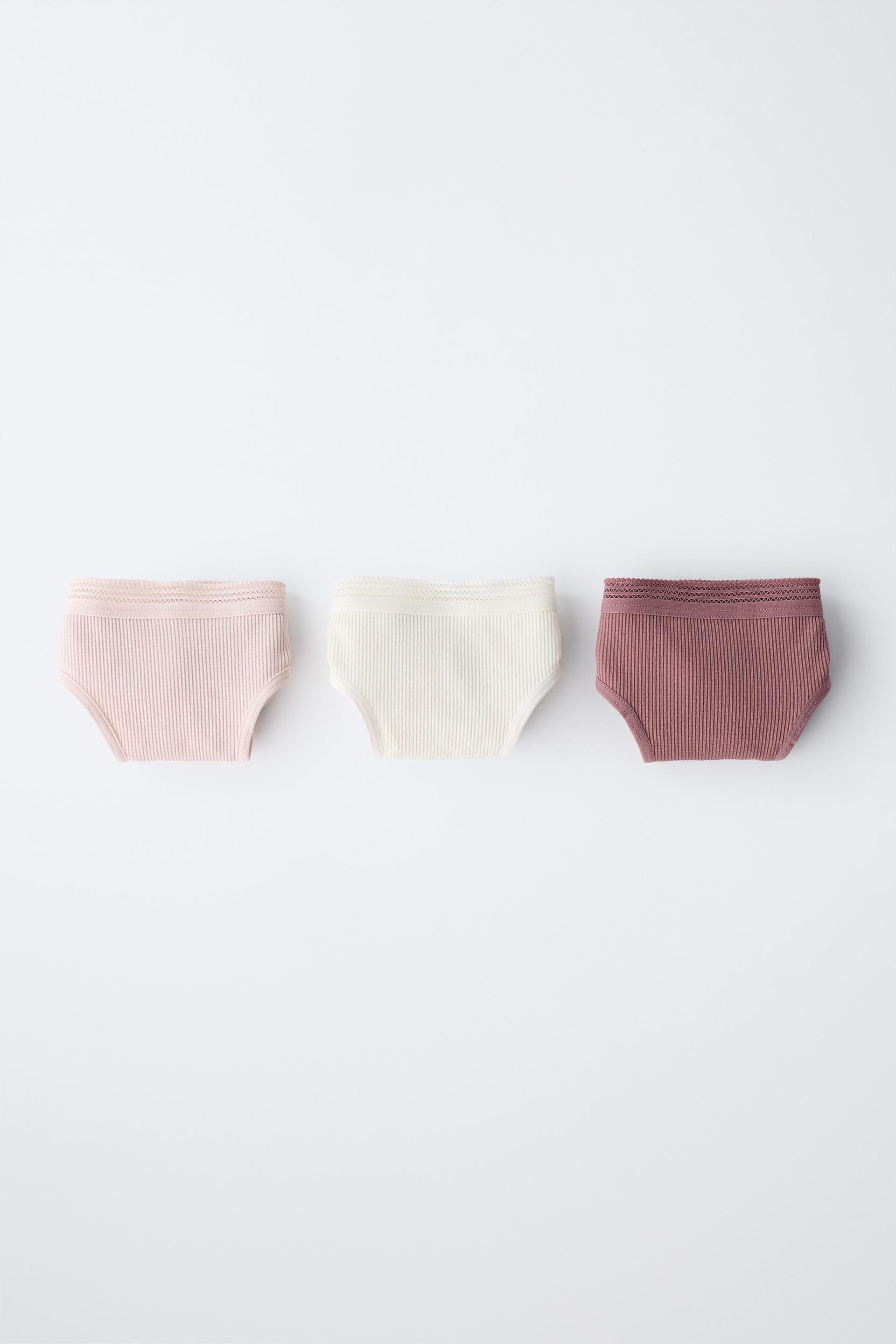 AGES 8-14 / THREE-PACK OF SEAMLESS UNDERWEAR by ZARA
