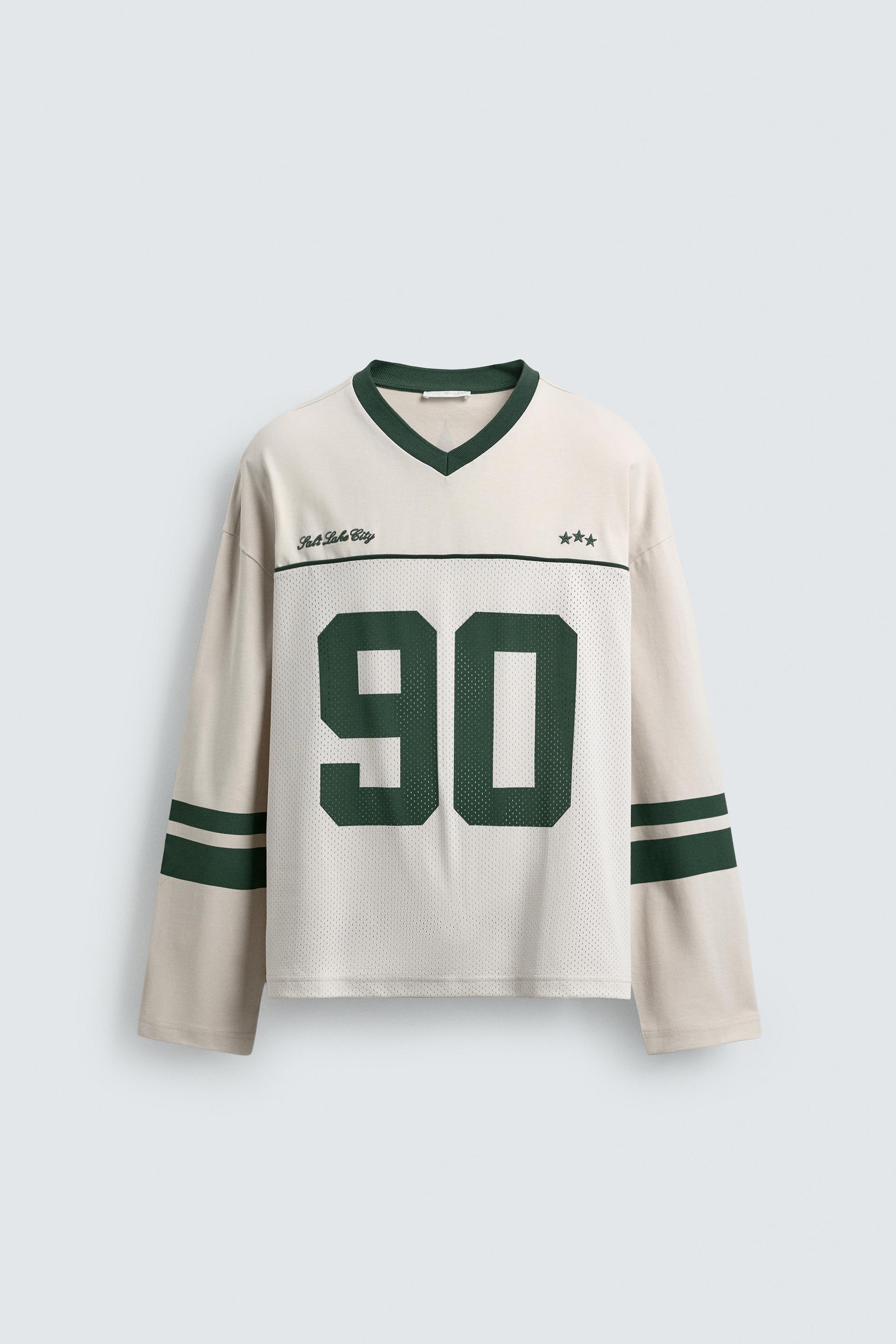 AMERICAN FOOTBALL PRINT T-SHIRT by ZARA