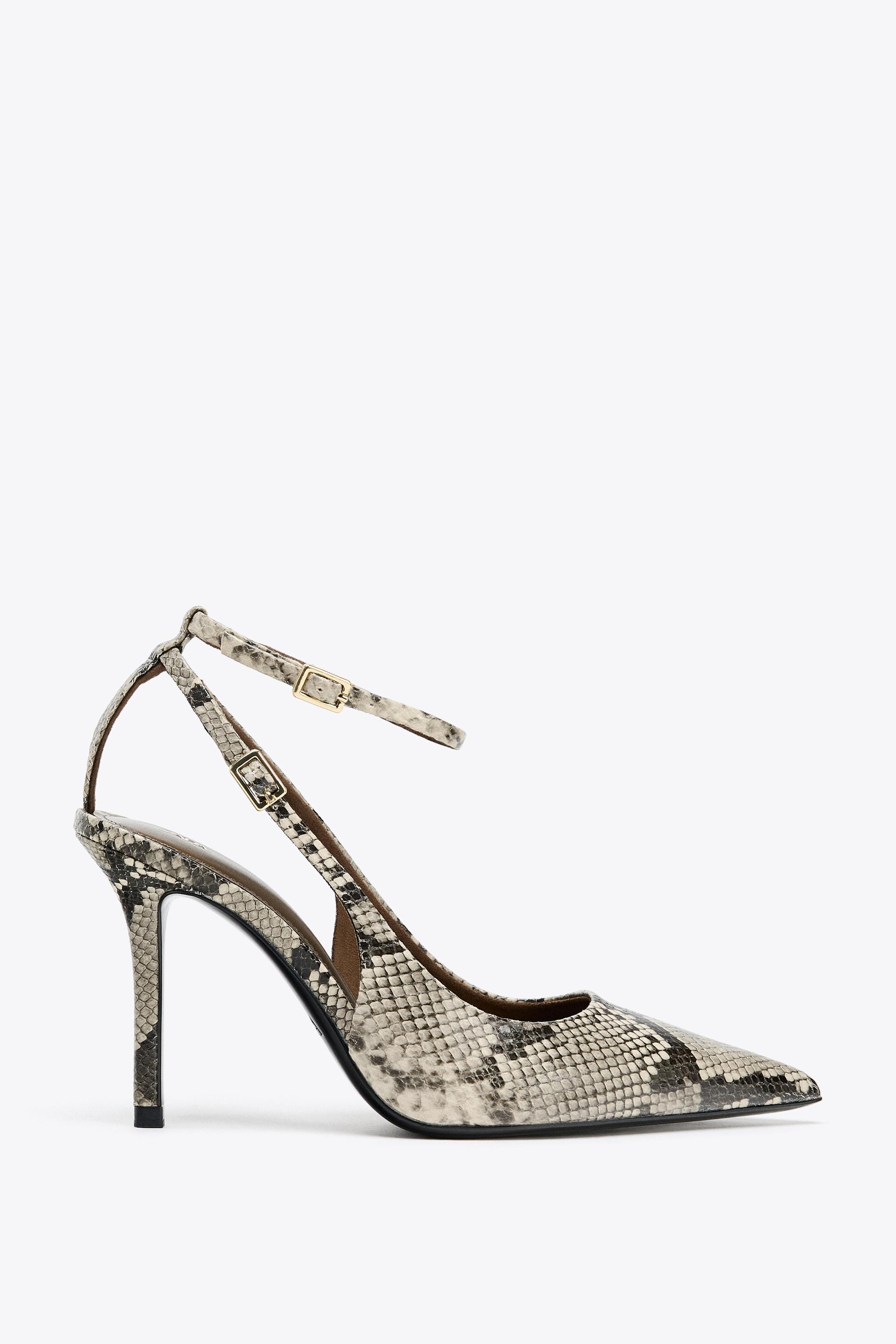 ANIMAL PRINT SLINGBACK SHOES by ZARA
