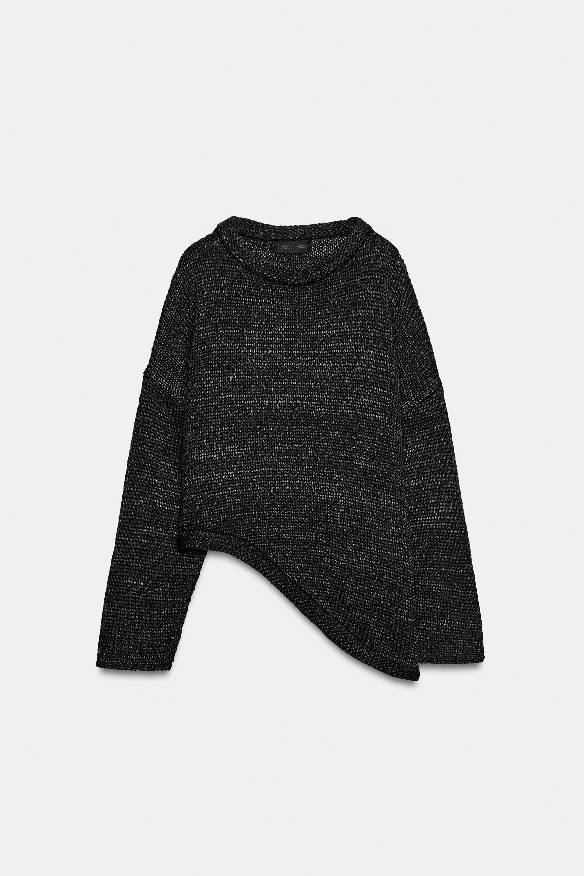 ASYMMETRIC KNIT JUMPER by ZARA