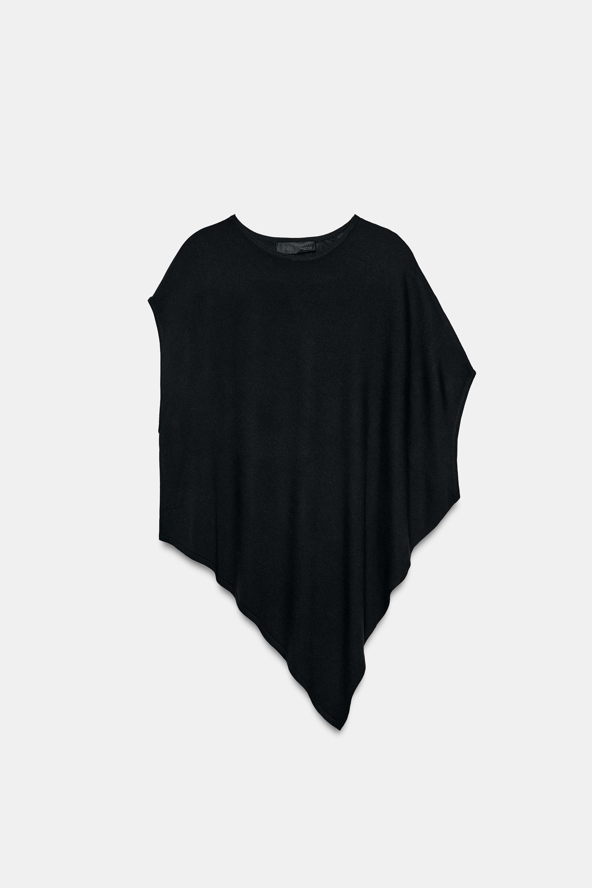 ASYMMETRIC KNIT TOP by ZARA
