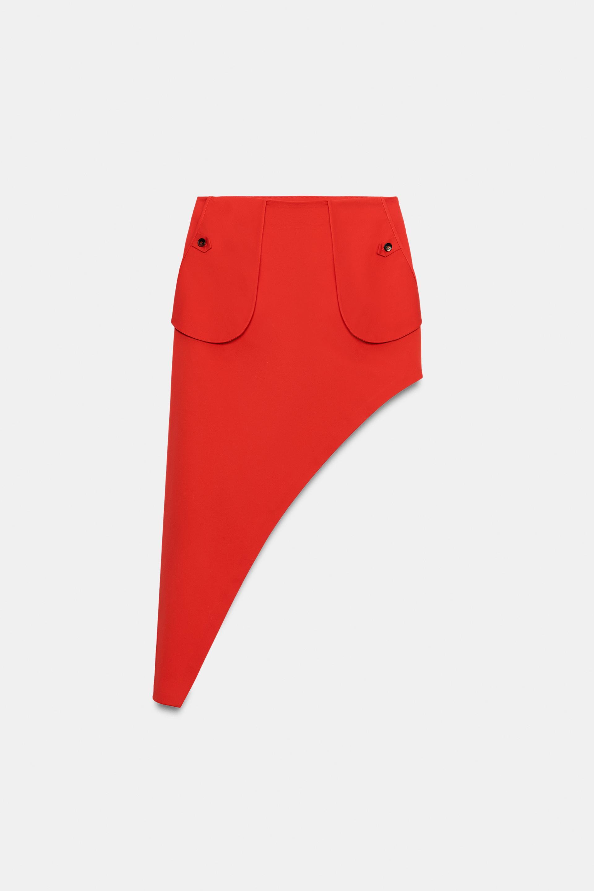 ASYMMETRIC POCKET SKIRT ZW COLLECTION by ZARA