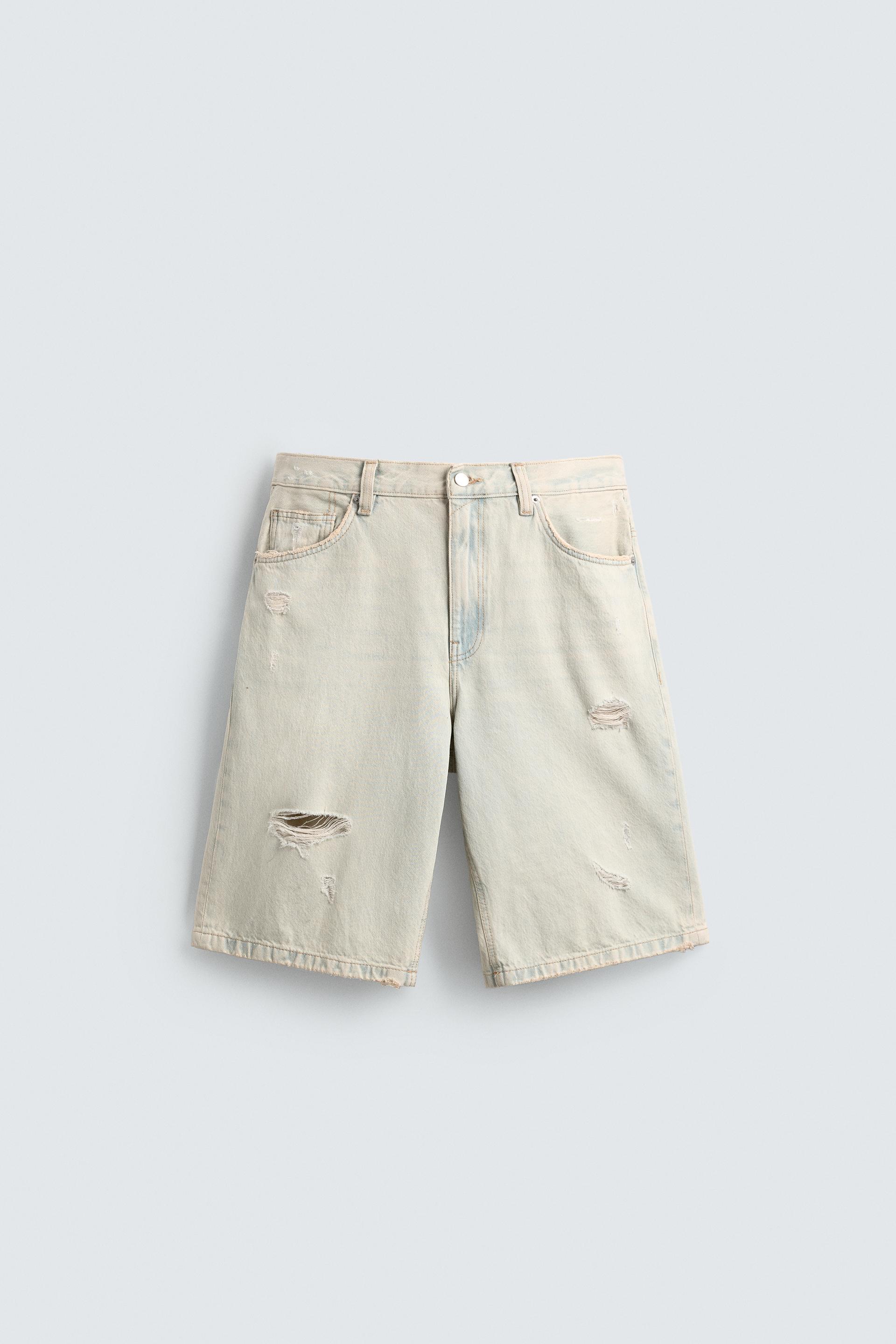 BAGGY FIT DENIM SHORTS by ZARA