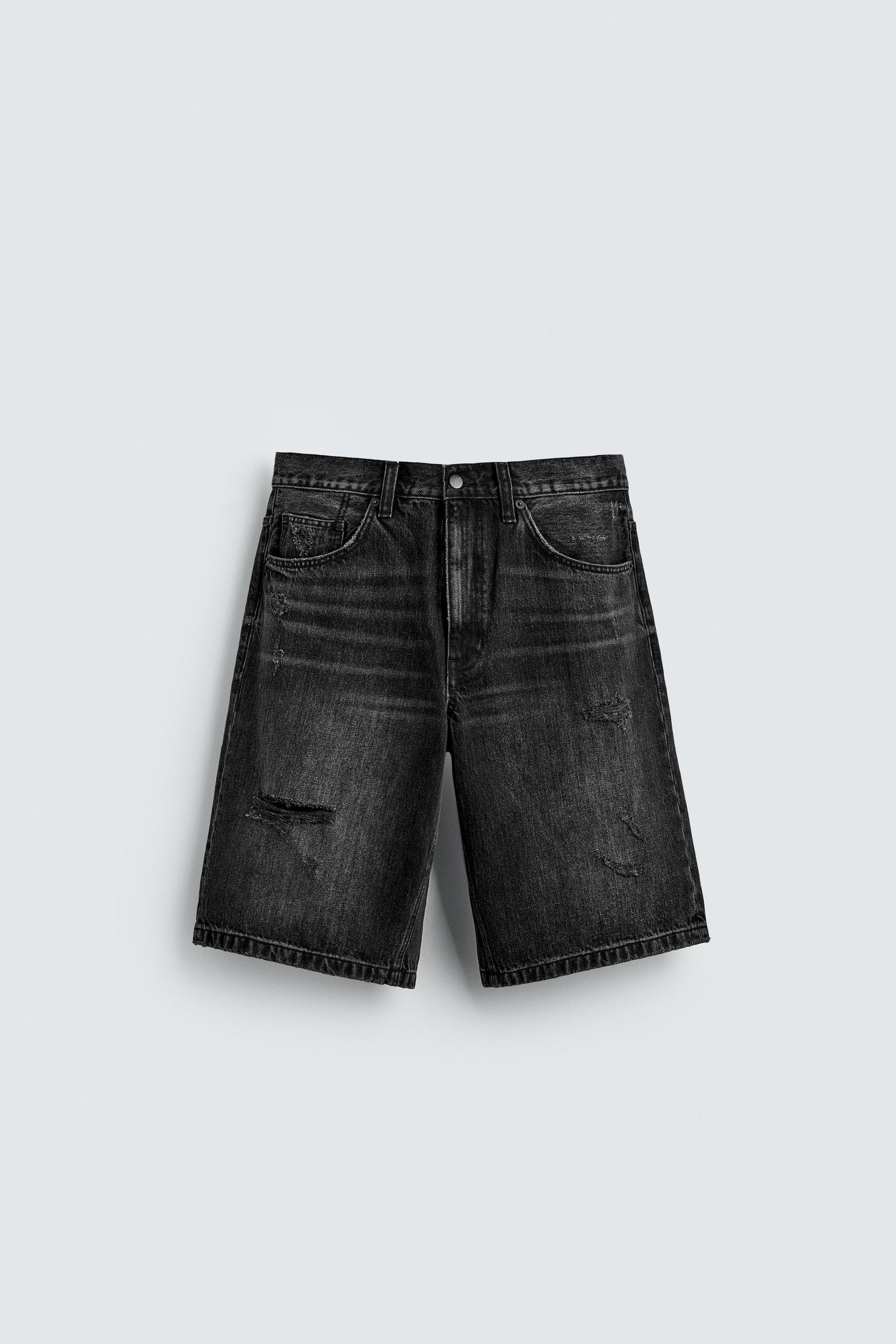 BAGGY FIT DENIM SHORTS by ZARA